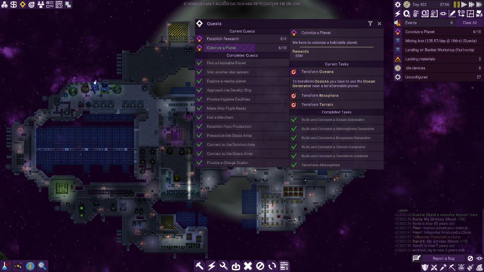 Stardeus Screenshot